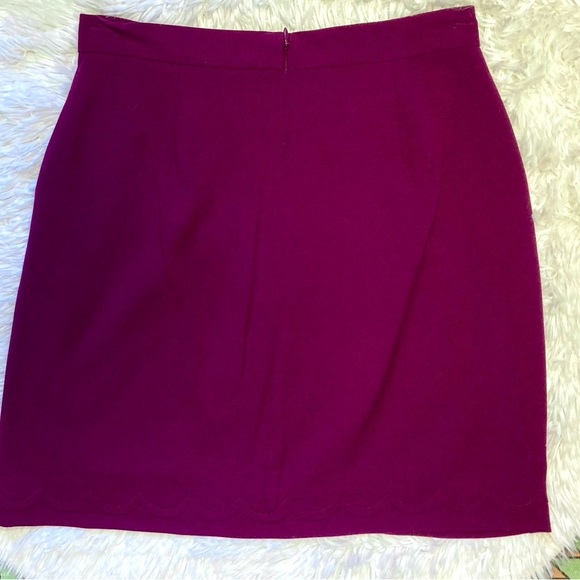 🌞3/$18🌞Banana Republic Purple Mini Skirt, Sz 0 - Picture 4 of 4